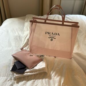Prada Sequined Pink Tote